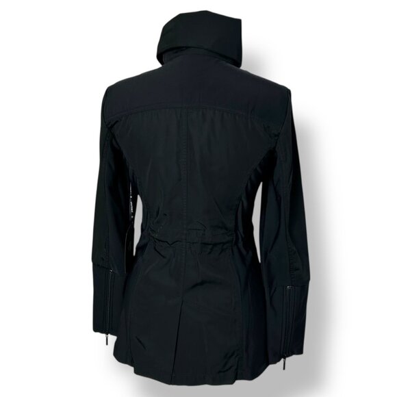 NWT Anatomie City Slick Travel Jacket Black Mid Weight Hip Length Sz XS - Picture 5 of 14